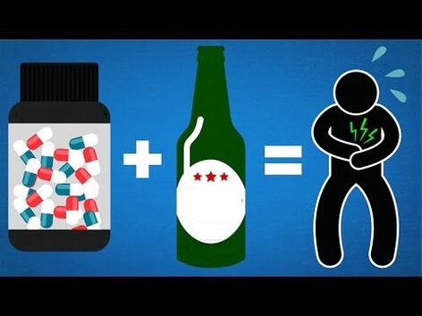 Zer gertatzen da alkohola eta antibiotikoak hartzen dituzunean